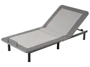 Electric Adjustable Bed Base BRUNOY 90 x 200 cm (EU Single) Grey_991532