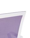 Silla de oficina de malla violeta/blanco RELIEF_680279
