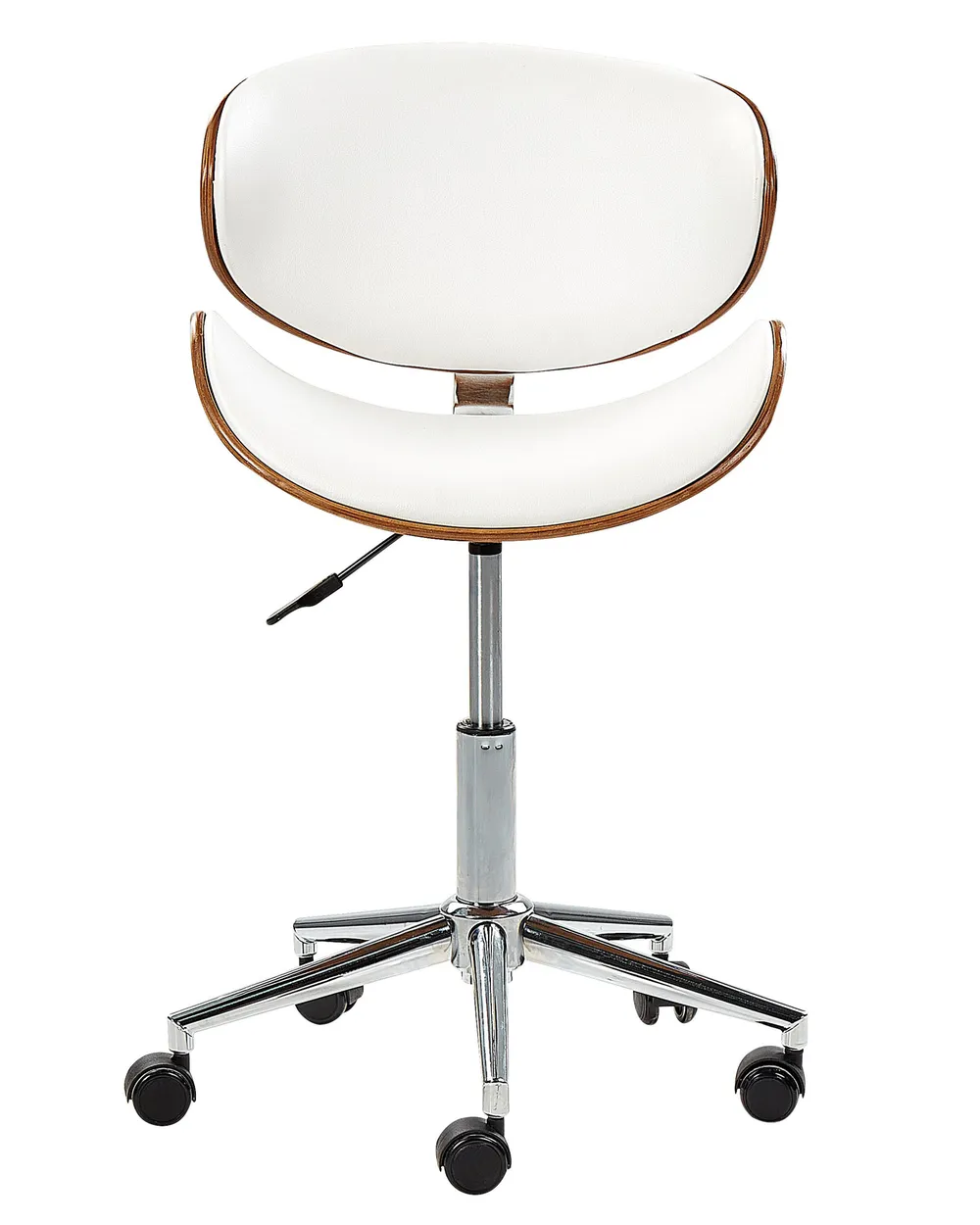 Desk Chair ROTTERDAM Faux Leather White