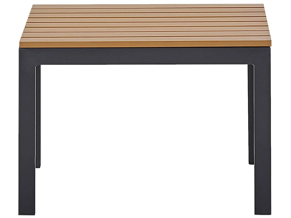 Garden Corner Sofa with Table 4 Seater PIENZA II Modular Grey Right Hand_776808