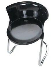 Set of 2 Dining Chairs OSHKOSH Black_1107675