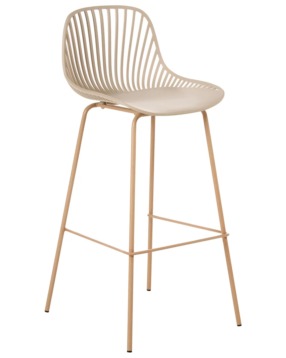 Set di 4 sedie alte KLEVE Beige_1012663