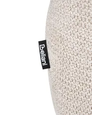 Set of 2 Dining Chairs Swivel DORRIS Fabric Light Beige_1038161