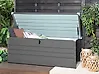Storage Box CEBROSA 165 cm 70 cm Metal Grey