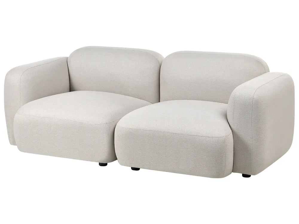 Sofa 3 Seater AFOSS Fabric Light Beige_1012441