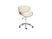 Desk Chair ROTTERDAM Faux Leather Light Beige_1085695