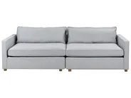 Sofa 3 Seater VINSTRA Fabric Grey_929415