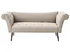 Chaise longue NANTILLY Tela Marrón claro