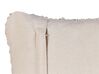 Conjunto de 2 almofadas em macramé de algodão creme 45 x 45 cm BESHAM_904593