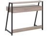 Ensemble pour bureau noir et bois clair FOSTER/CALVIN_843054