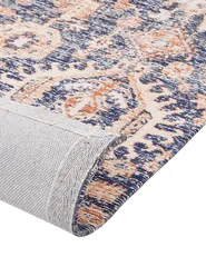 Teppich KURIN Blau 140 x 200 cm Baumwolle_862971