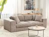 3-Sitzer Sofa hellbraun mit Kissen GLORVIKA II_927825