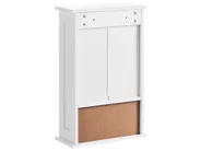 Szafka wisząca łazienkowa z lustrem HUILA 34 cm 53 cm Biały_959426