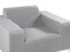 5 Seater Garden Sofa Set Light Grey with White ROVIGO_863121