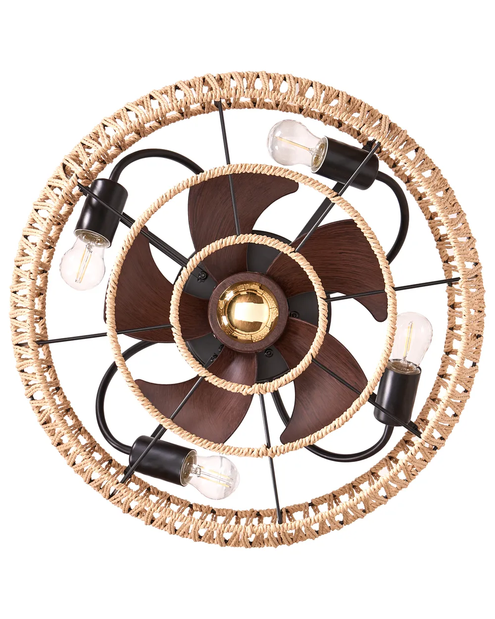 Ceiling Fan with Light APOPKA with Remote Natural_1124409