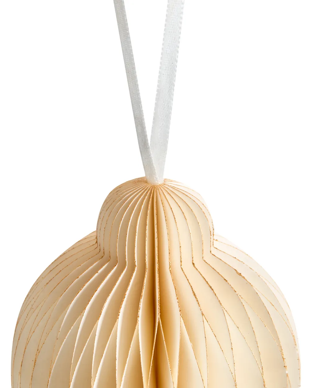 Set di 20 decorazioni per l'albero di Natale JOLSTRA Carta Beige_1030489