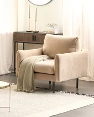 Poltrona VINTERBRO Velluto Beige_897418