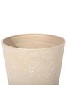 Maceta de mezcla de piedra beige arena ⌀ 35 cm CAMIA_692464