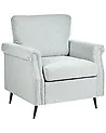 Armchair VIETAS Fabric Light Grey
