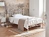Bed Metal ANTLIA 120 x 200 cm (EU Small Double) Light Beige