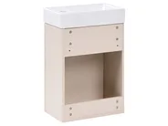 Wall Mounted Vanity Unit with Basin JUNDAIRA 40 cm Beige_1101140