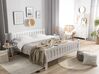 Letto king size in legno in color bianco, 160x200cm GIVERNY_751145