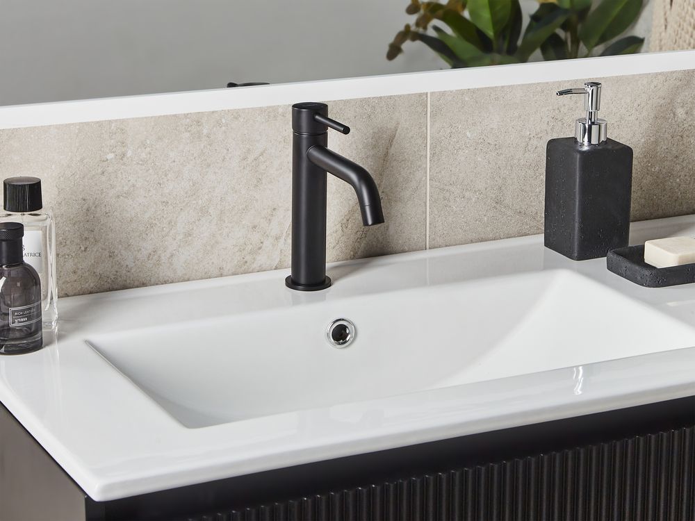 Basin Mixer Tap SALINAS Brass Black