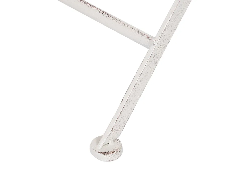 Bistro Set Folding SCAFA Metal White_856111