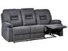 Sofa Set dunkelgrau 6-Sitzer manuell verstellbar BERGEN II_934084