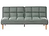 Sofa Bed 3 Seater SILJAN Fabric Green