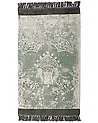 Rug AKARSU Green 80 x 150 cm Viscose