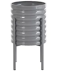 Donica na nóżkach SESLERIA 31 cm Metal Ciemnoszary_1190744