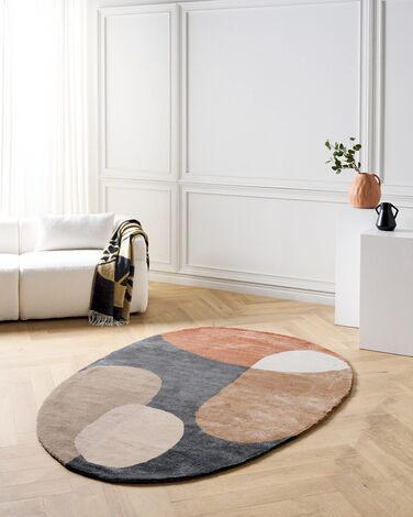 Viscose Area Rug 160 x 230 cm Multicolour KAFAR