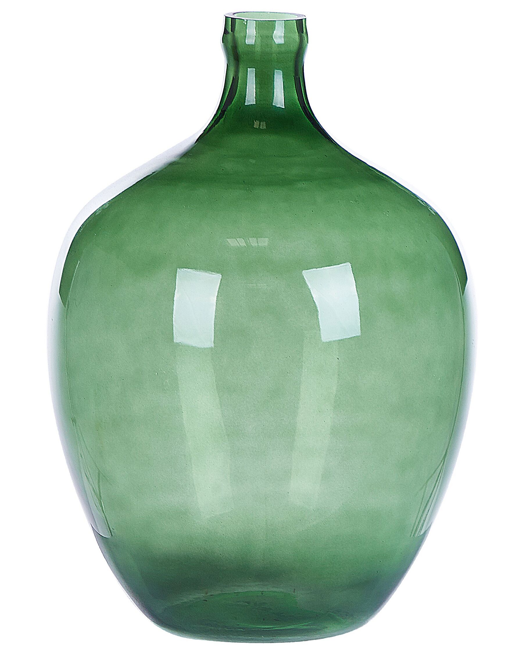 Glass Decorative Vase 39 cm Green ROTI_823669