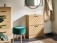 Shoe Storage Cabinet PENTICTON Light Brown_1030743