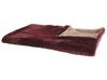 Blanket 150 x 200 cm Burgundy TANTAN_789967