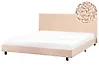 Bed Boucle ALBI 180 x 200 cm (EU Super King) Beige