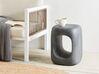 Accent Side Table Marble Effect Grey PELMO_918807