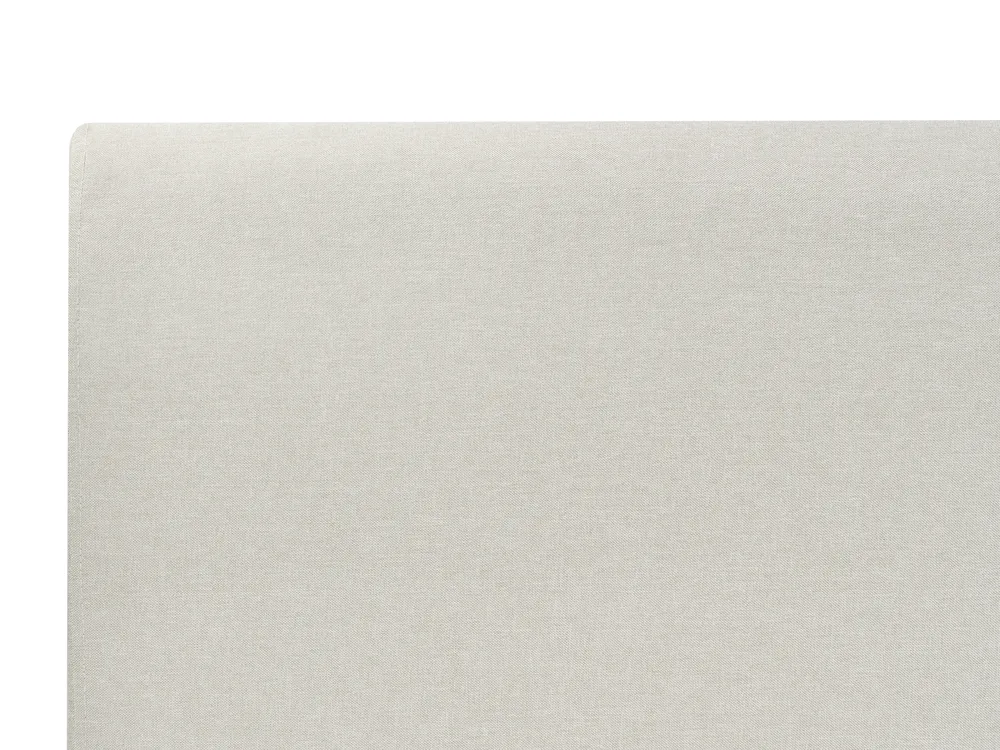Lit avec tiroirs de rangement SOUTRIN Tissu Beige 160 x 200 cm_993428