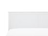 Bílá dřevěná manželská postel 160x200 cm OLIVET_773823