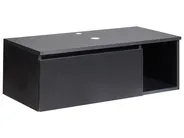 Wall Mounted Vanity Unit RUPANCO 80 cm Black_984119