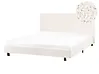 Bed Boucle ALBI 140 x 200 cm (EU Double) Off-White