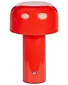 Wireless LED Table Lamp BESOS with Dimmer Metal Red