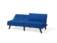 Sofa Bed 3 Seater RONNE Fabric Navy Blue_691664