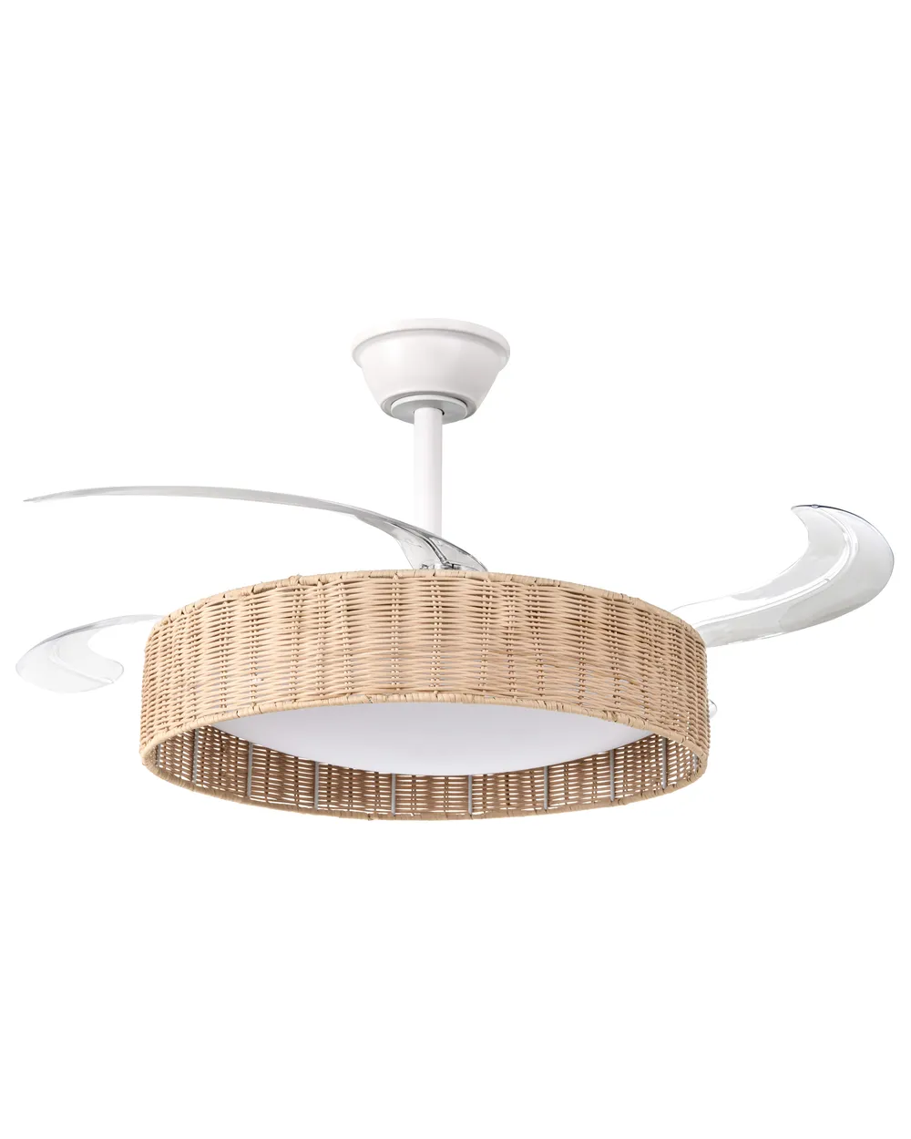 Ceiling Fan with Light TOMOKA with Remote LED White