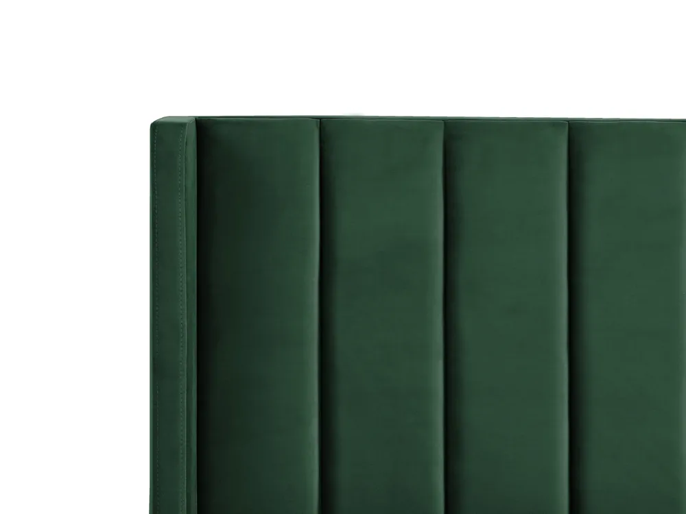 Bed Velvet VILLETTE 180 x 200 cm (EU Super King) Dark Green_893832