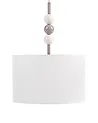 Lampa wisząca LOKY Metal Biały/ beżowy