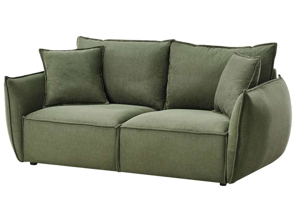 Set da salotto 5 posti KUNES Tessuto Verde_1013491