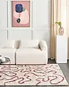 Rug KAPPAR Beige 160 x 230 cm Viscose