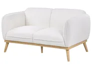Set da salotto 5 posti LJUNG Bouclé Bianco_1076639